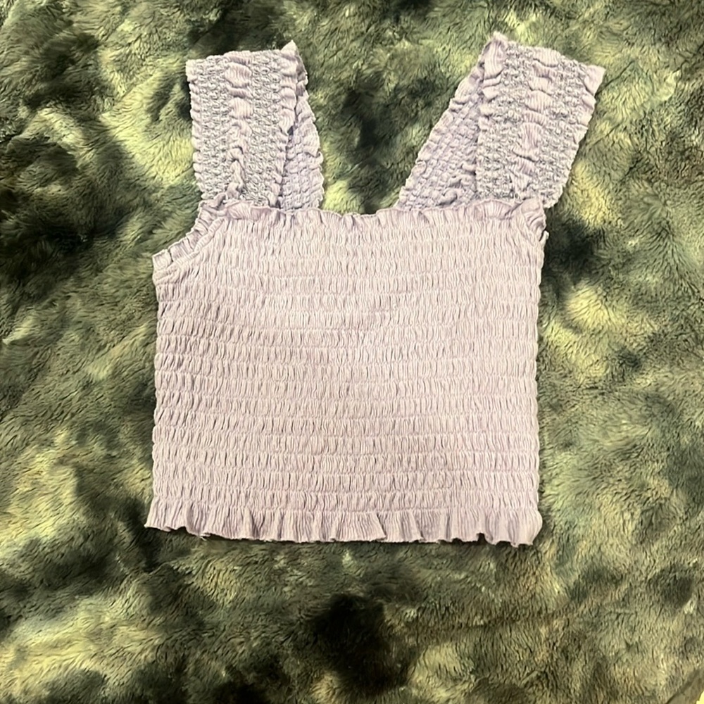 cropped ribbed tank